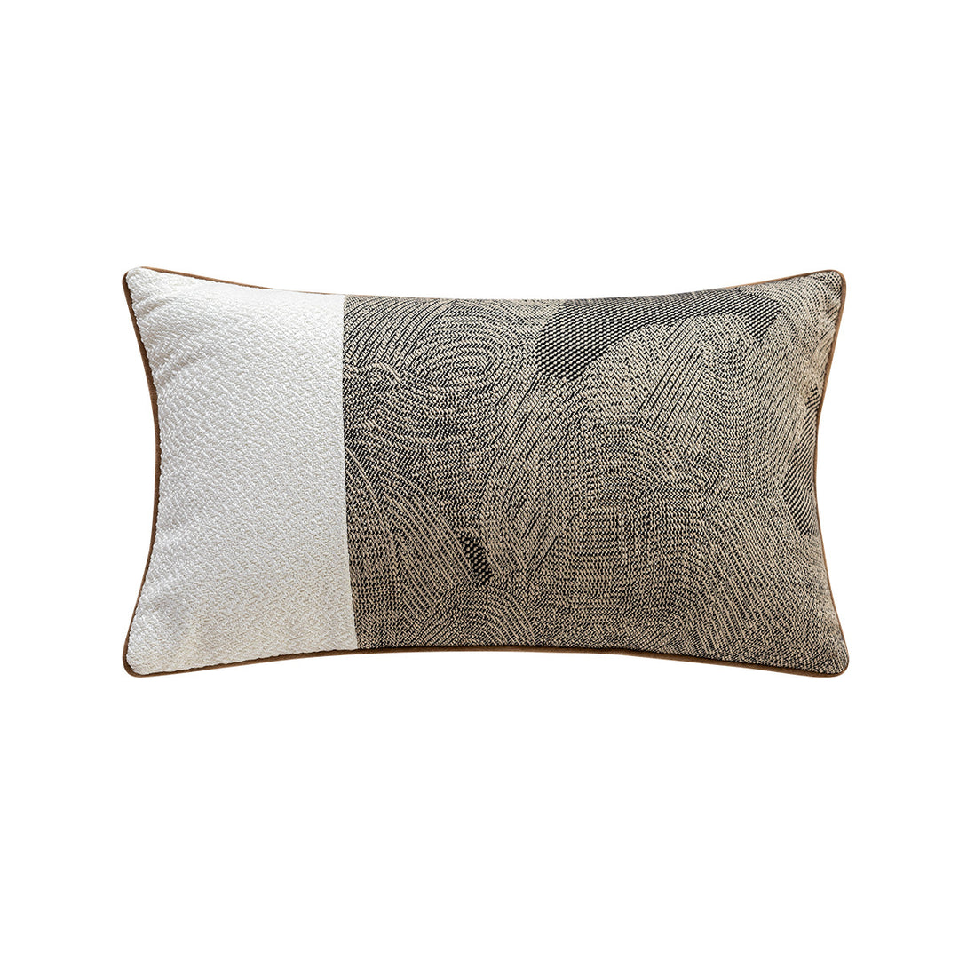 Decorative pillow with modern graphic design
