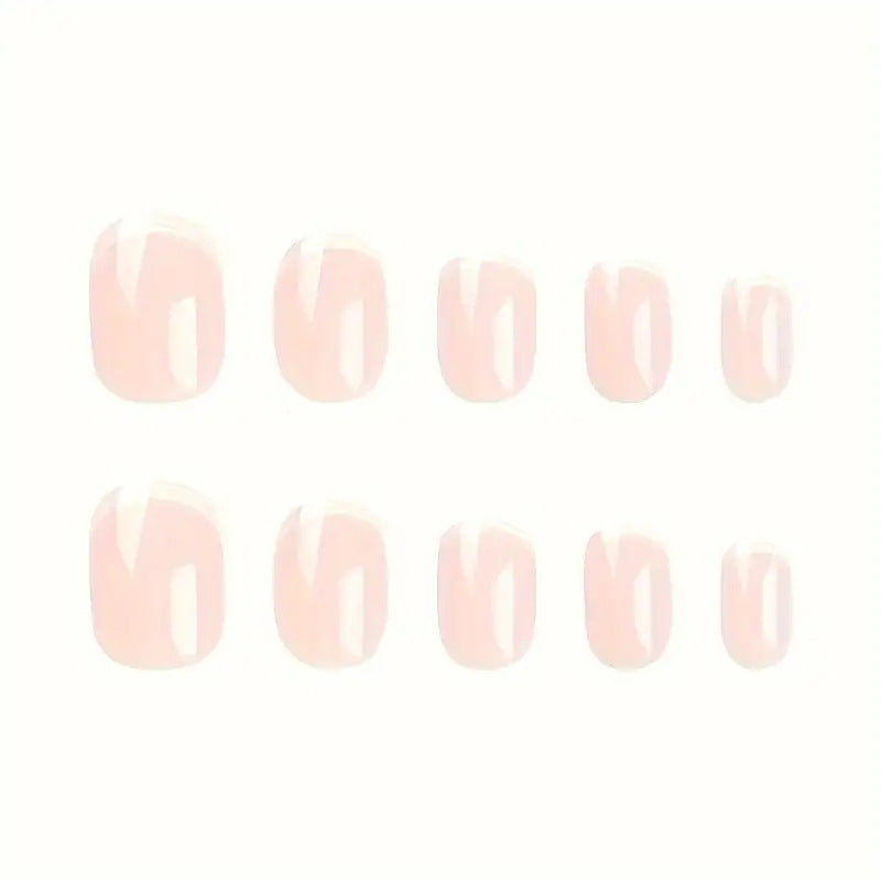 Classic French Tip Press-On Nails Stornfield
