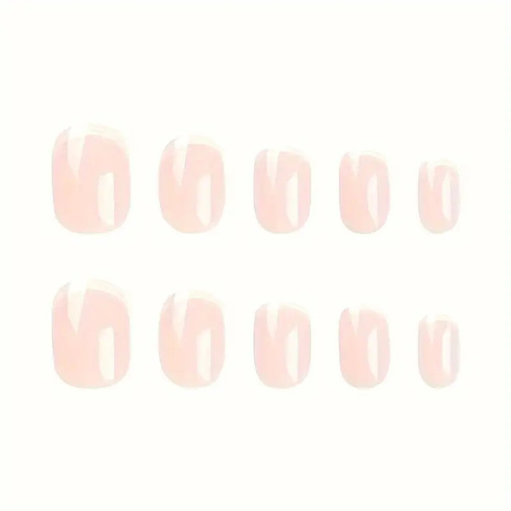 Classic French Tip Press-On Nails Stornfield