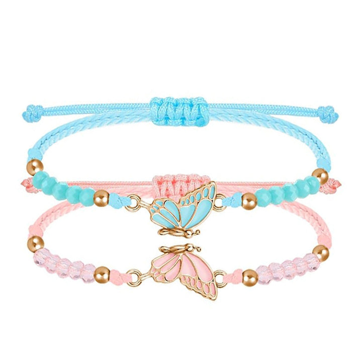 Butterfly Charm Necklace and Bracelet Set Stornfield