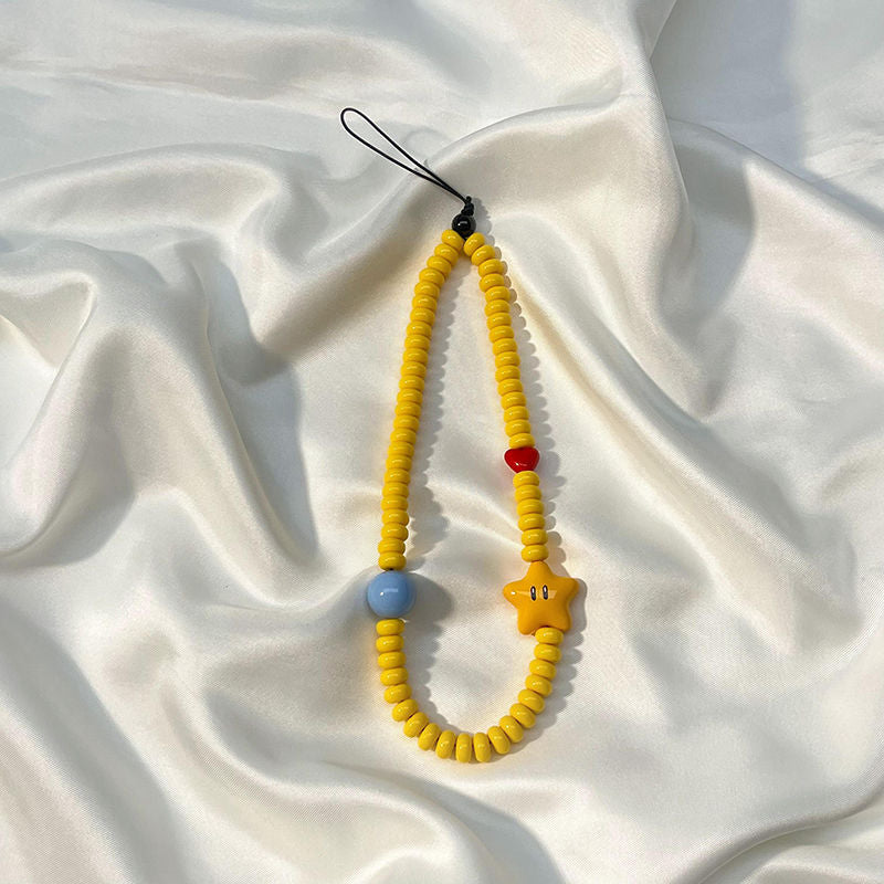 Fun-Themed Beaded Phone Charm Lanyard Stornfield