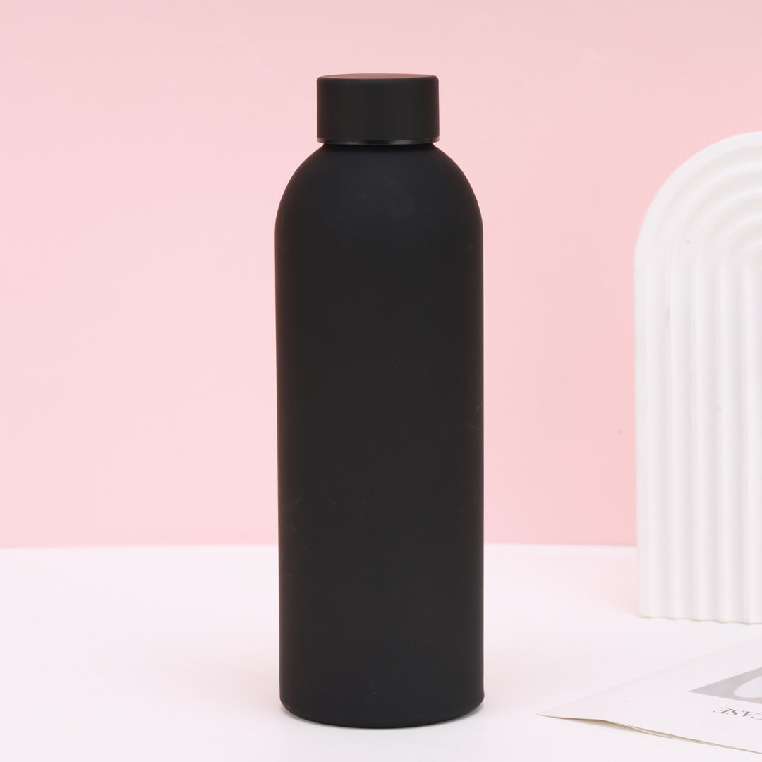 Unisex nan vacuum-insulated stainless steel drinking bottle with soft-touch surface and leak-proof screw cap Stornfield
