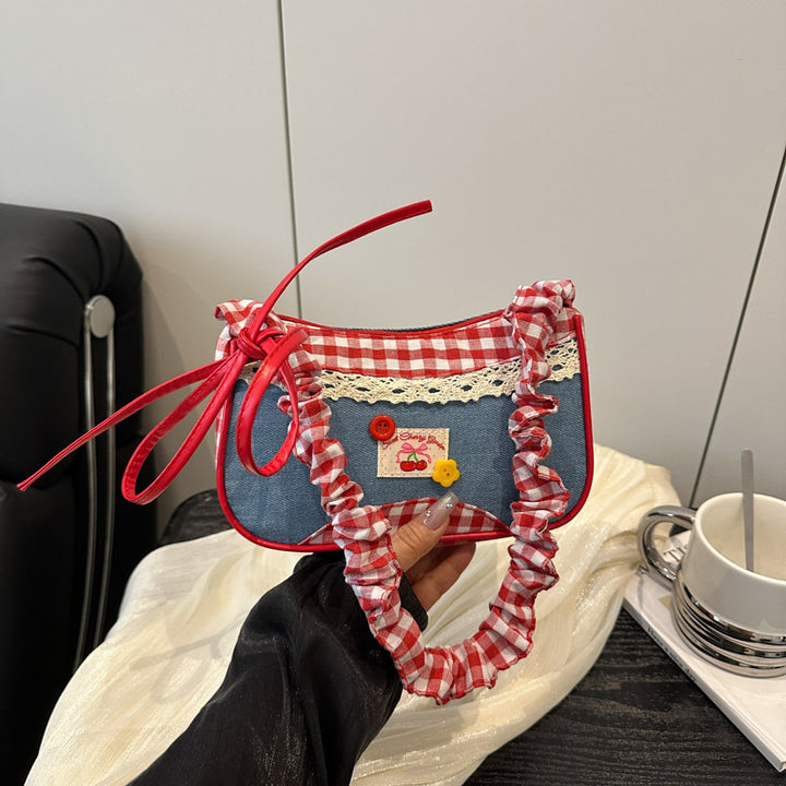 Retro Gingham Mini Crossbody Bag Stornfield