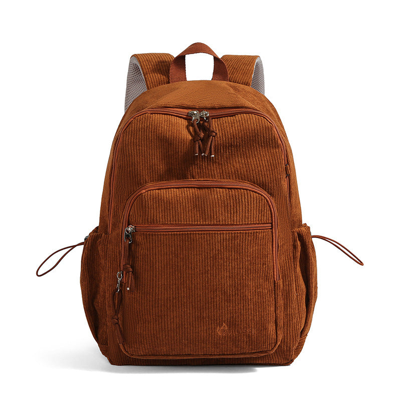 Textured Corduroy Travel Backpack Stornfield