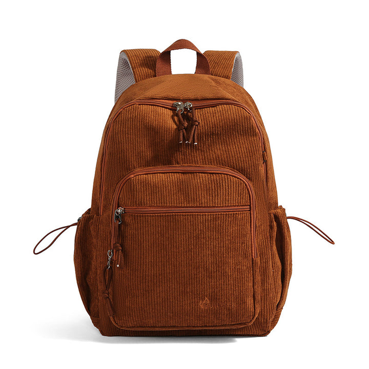 Textured Corduroy Travel Backpack Stornfield