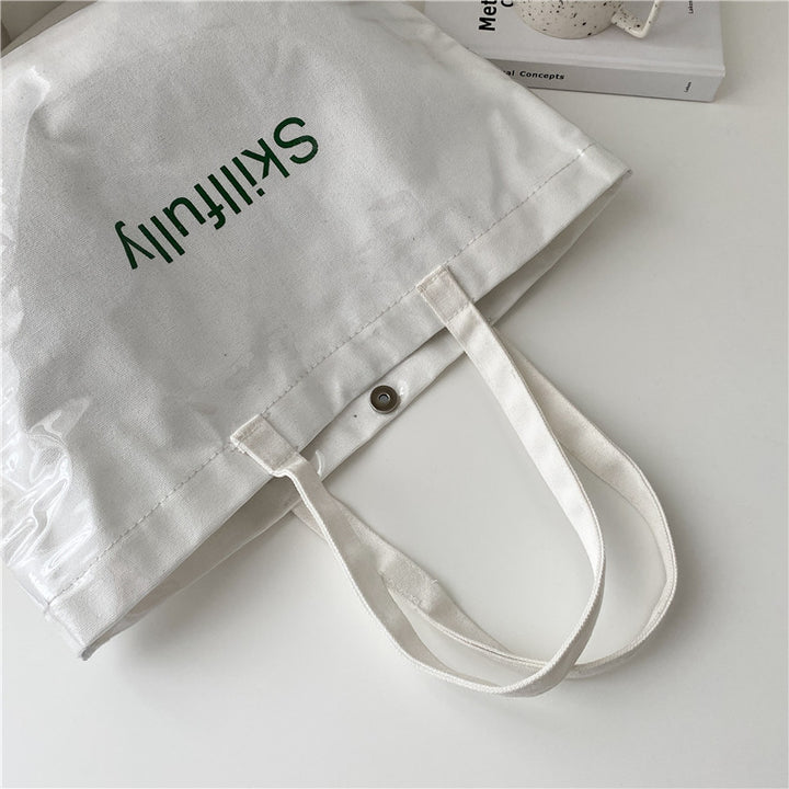 Sleek Transparent Shopping Tote