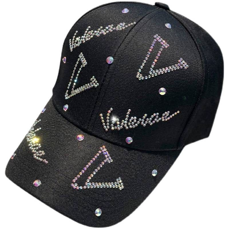Women's Rhinestone Accented Adjustable Baseball Cap Stornfield