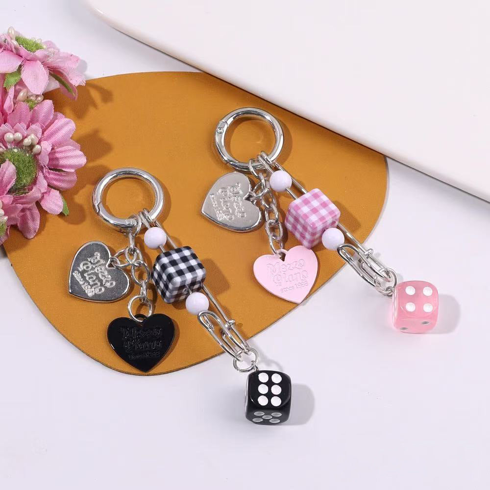 Playful Dice-Inspired Keychain Stornfield