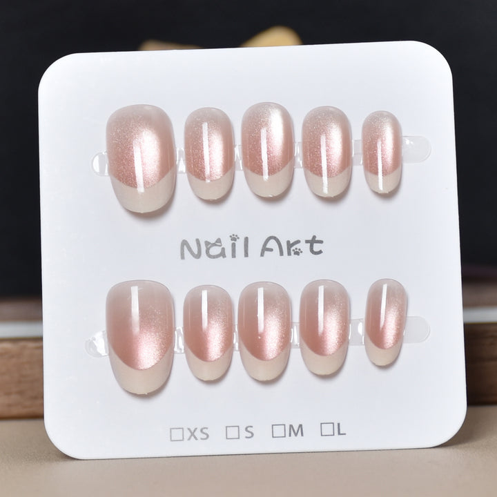 Luxury French Tip Press-On Nails Stornfield