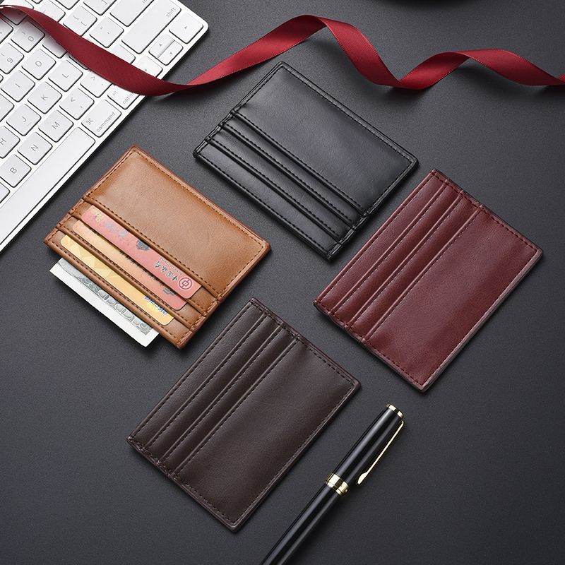 Textured Leather Card Holder Stornfield
