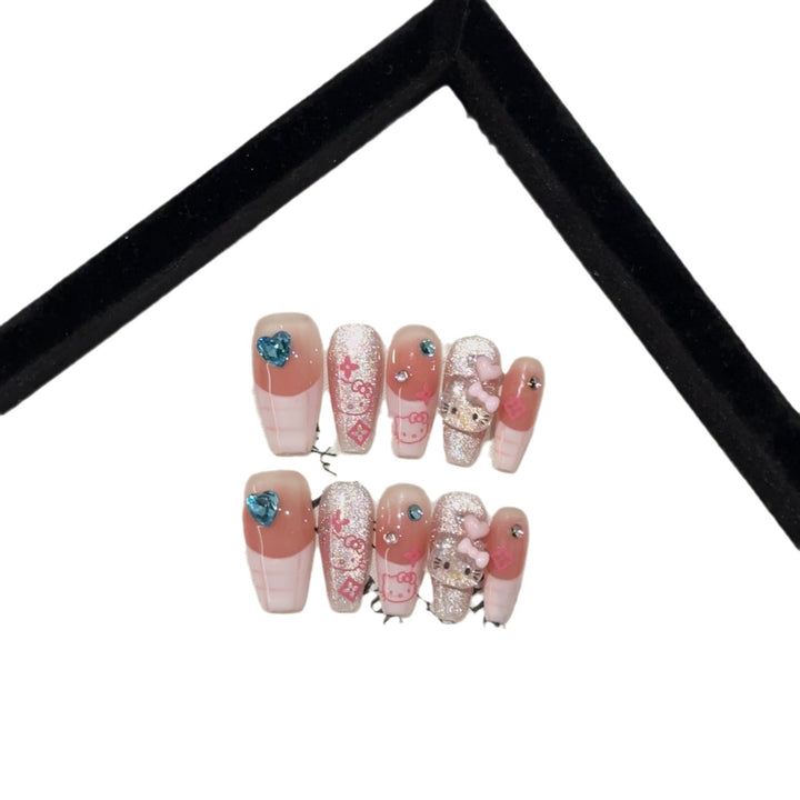 Playful Themed Press-On Nail Set