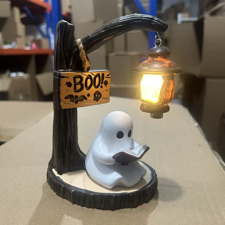Halloween-Themed Ghost Reading Lamp Stornfield
