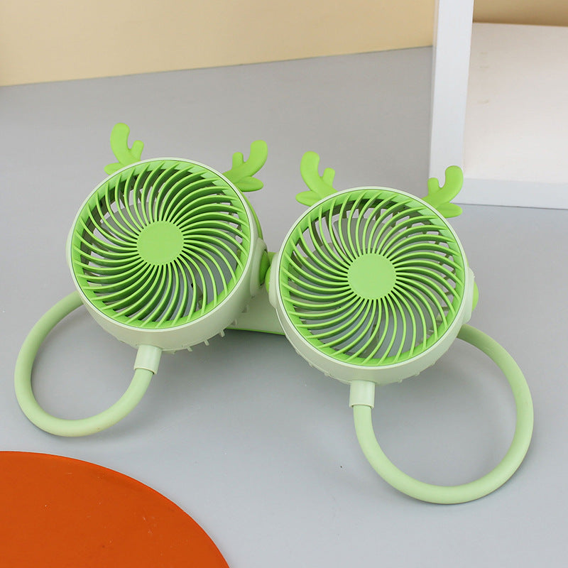 Ladies Portable Neck Fan with Dual Fan Stornfield