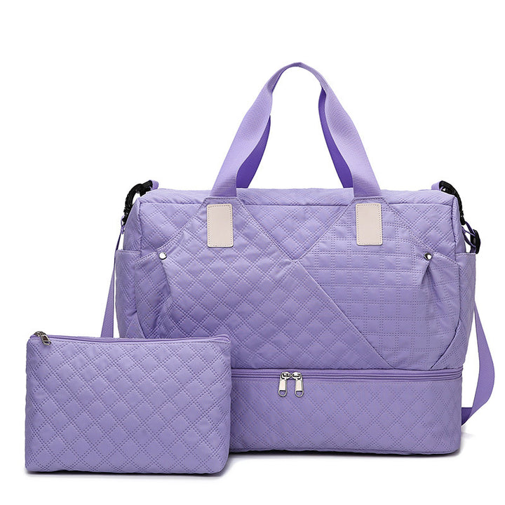 Quilted Multitasking Travel Duffle Bag Stornfield