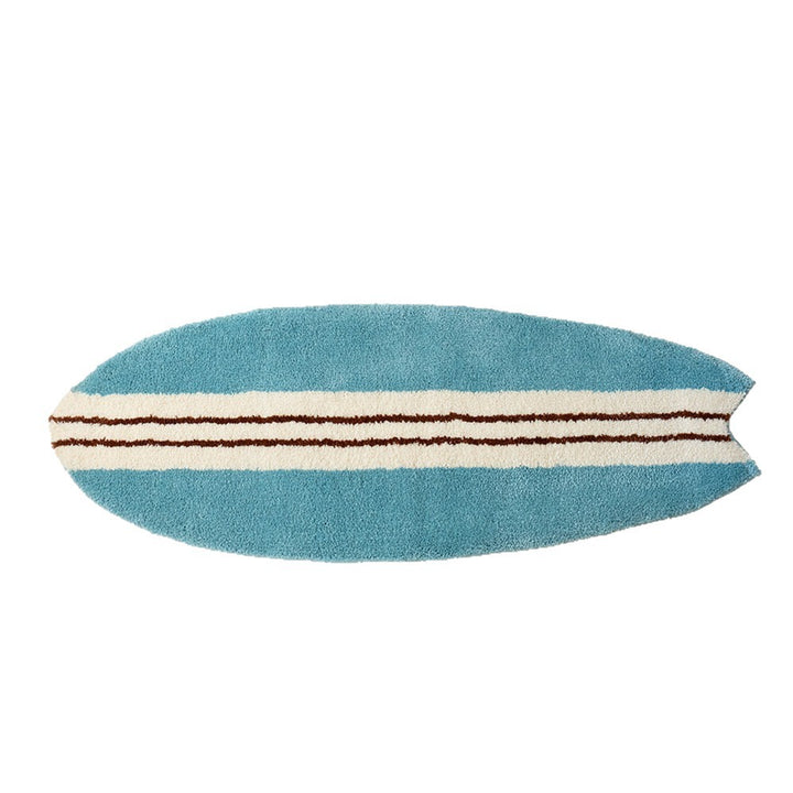 Surfboard-Shaped Decorative Bath Mat Stornfield