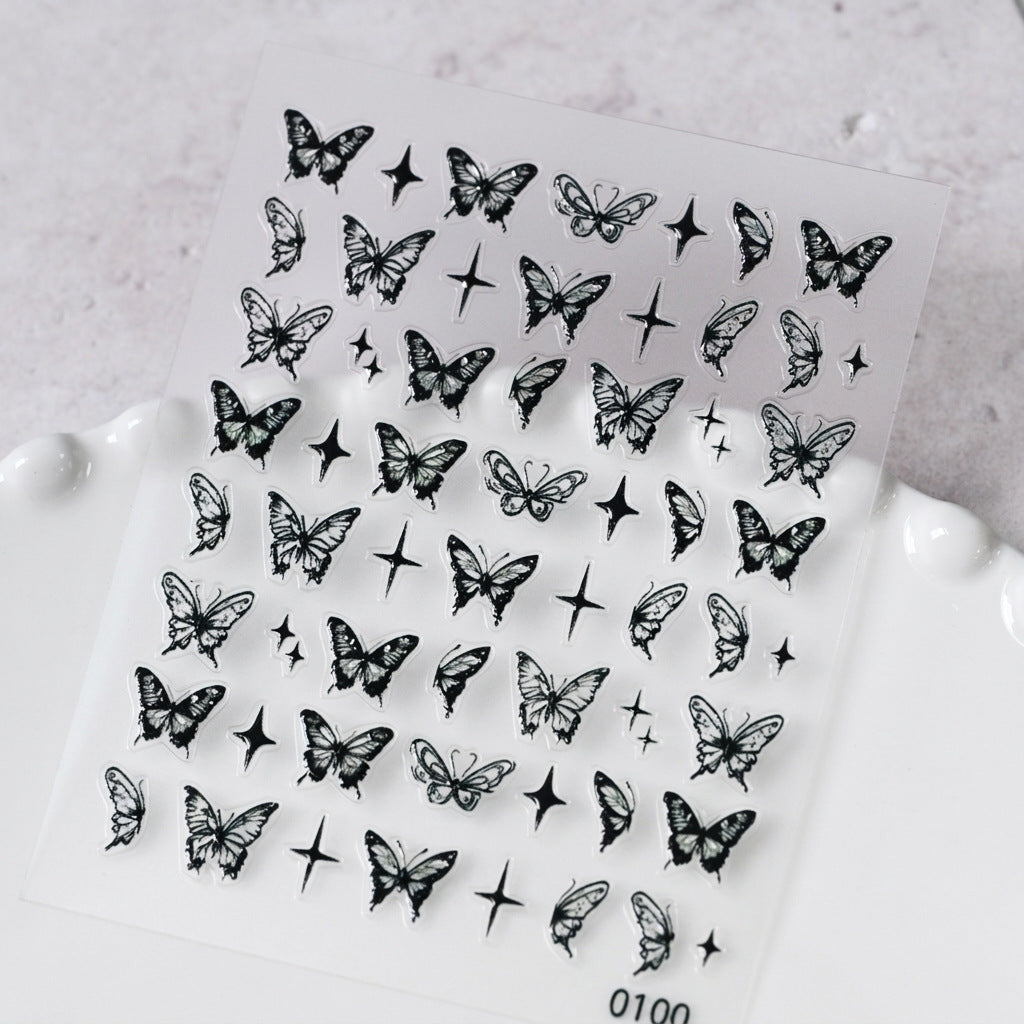 Butterfly Nail Art Stickers