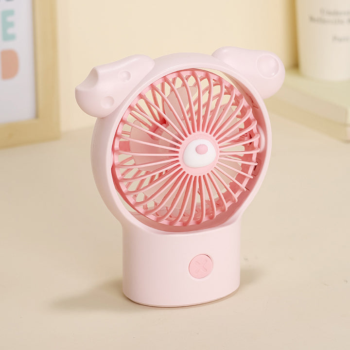 Women portable hand fan with animal design Stornfield