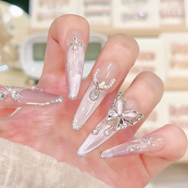 Stylish Stiletto Press-On Nail Extensions Stornfield