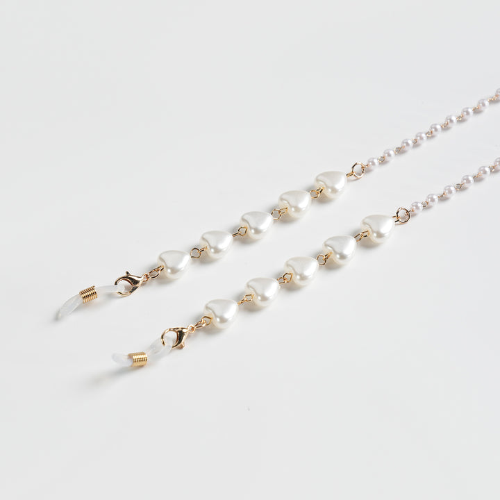 Heart-Shaped Beaded Eyewear Chain Stornfield