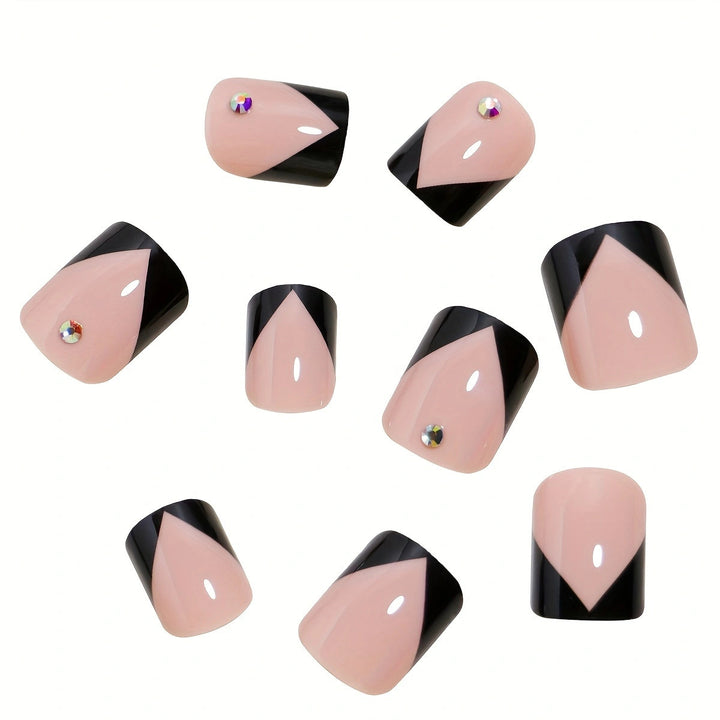 Artistic French Tip Nail Design Stornfield