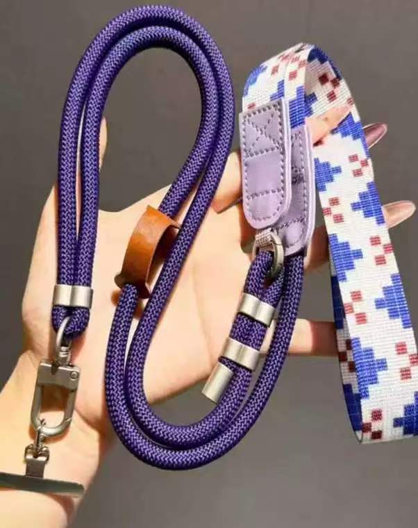 Multifunctional Dog Leash with Decorative Strap Stornfield