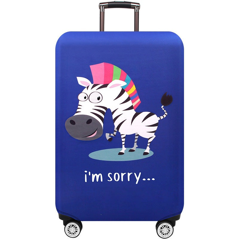 Women's hard-shell suitcase with cheerful giraffe design Stornfield