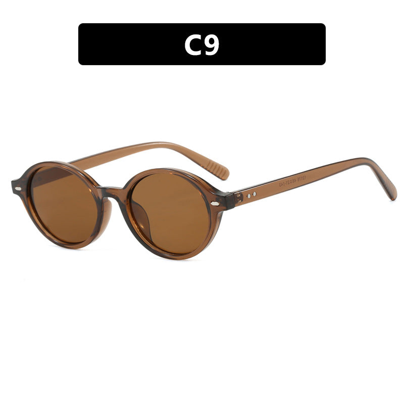 Women's round sunglasses with modern design and polarized lenses Stornfield
