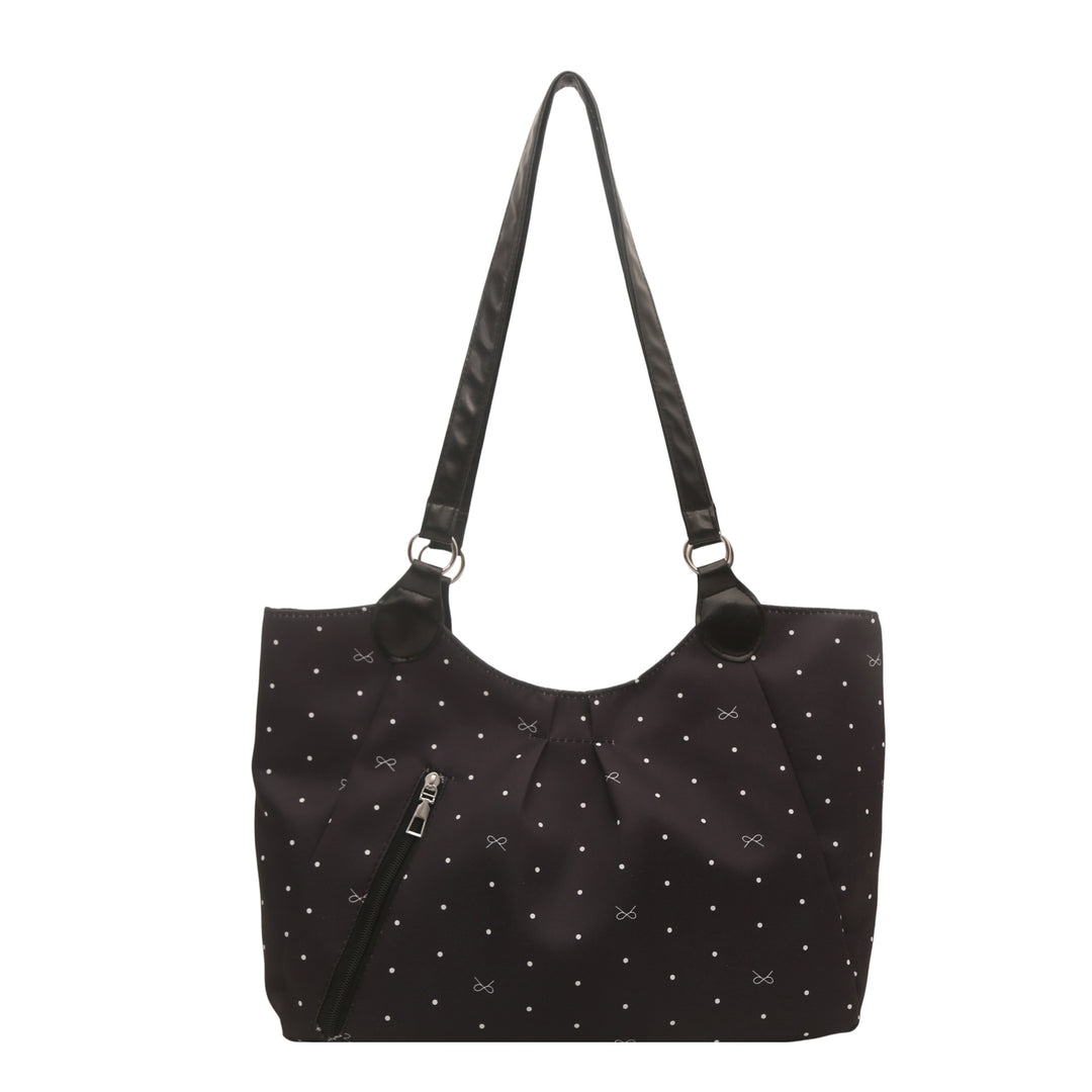 Stylish Polka Dot Shoulder Tote Bag