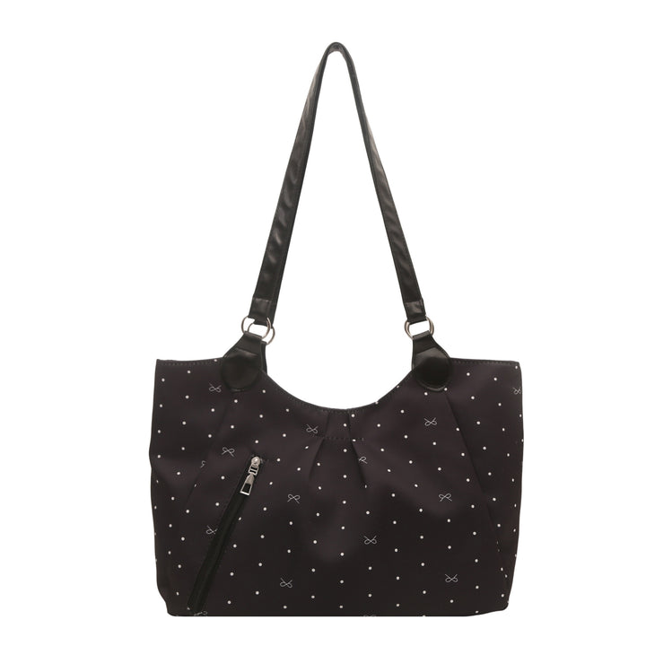 Stylish Polka Dot Shoulder Tote Bag