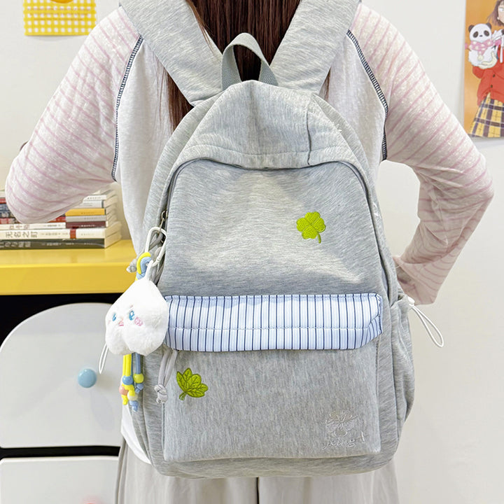 Playful Embroidered Casual Backpack Stornfield