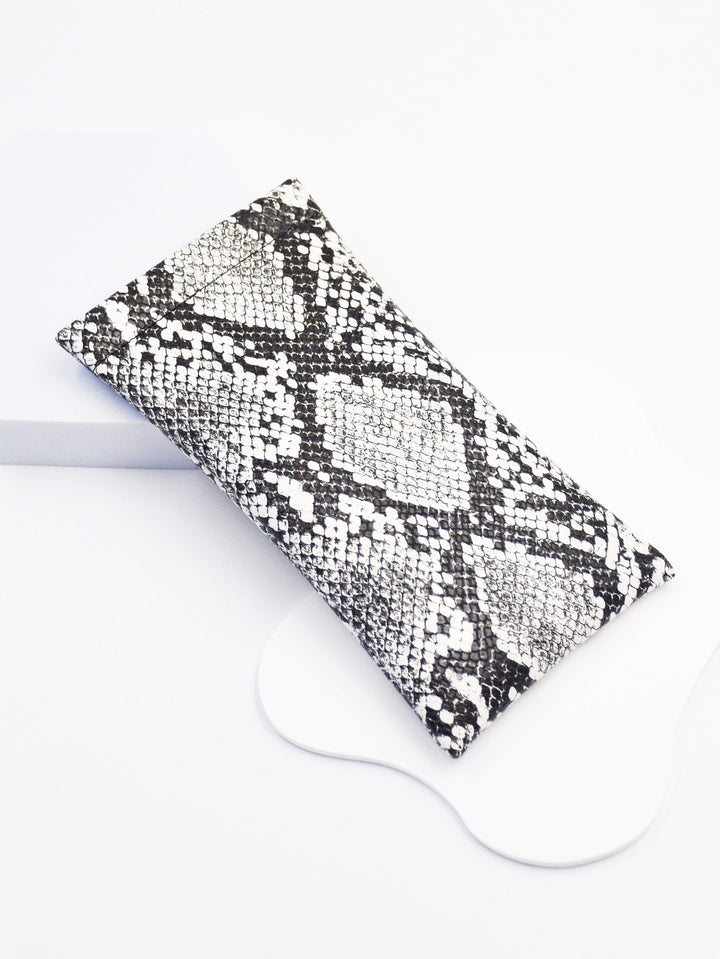 Stylish Snake Print Eyewear Case Stornfield