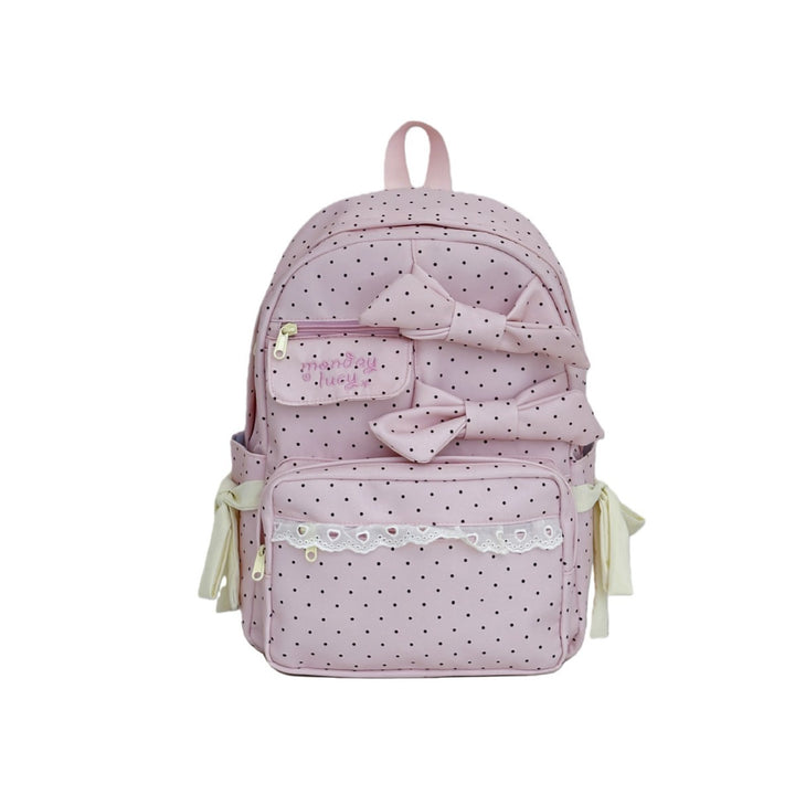 Cute Bow-Embellished School Backpack Stornfield