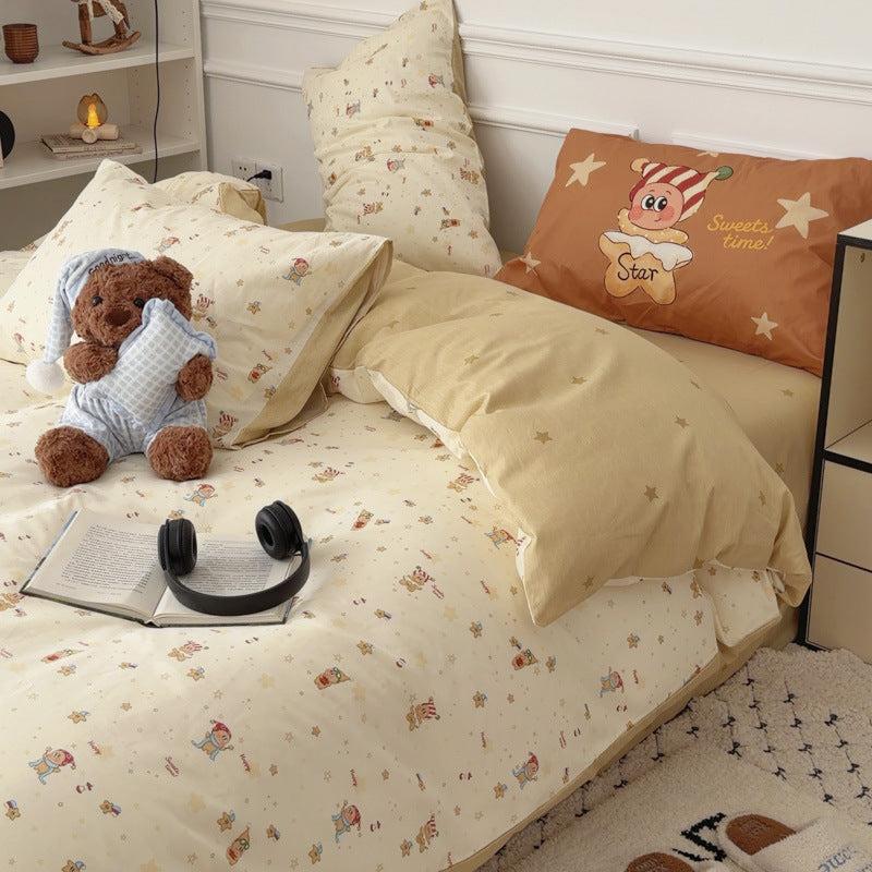 Cute Panda-Themed Bedspread Set