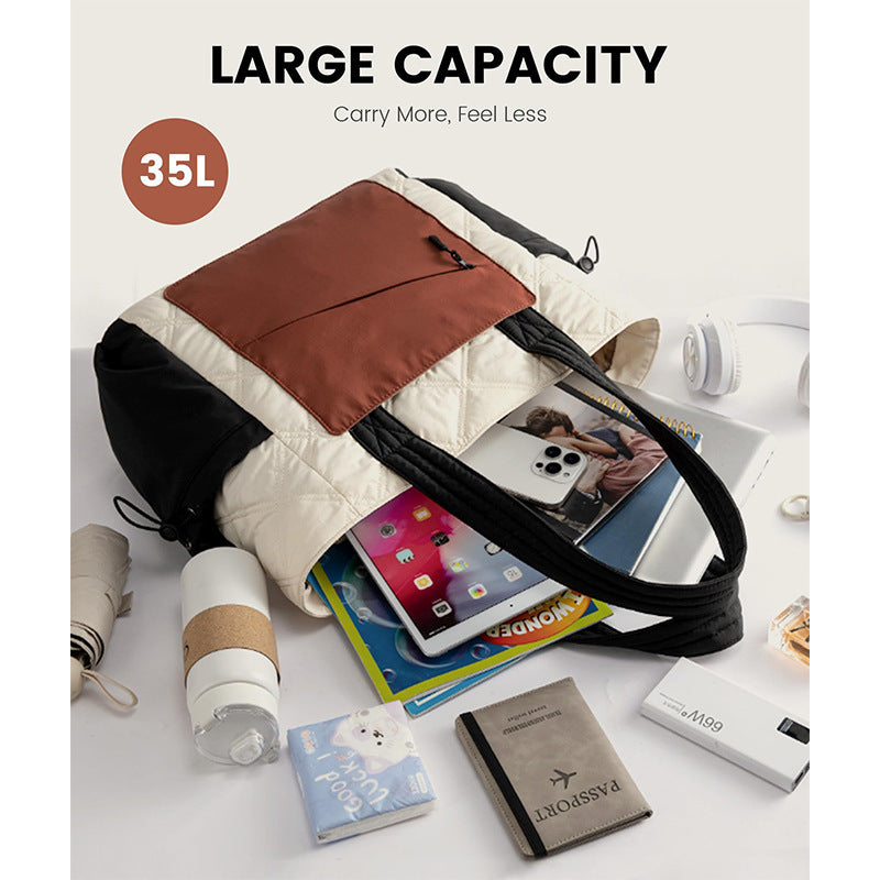 Elegant shopping bag with practical multiple compartments Stornfield