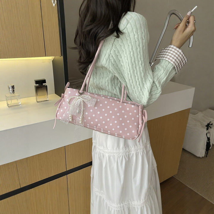 Decorative Polka Dot Handbag