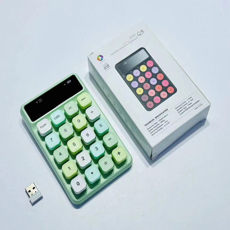 Wireless Retro Calculator Keyboard Stornfield