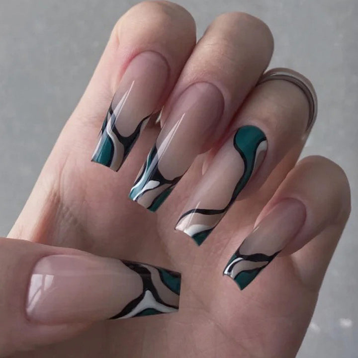 Nail art with heart and lip designs Stornfield