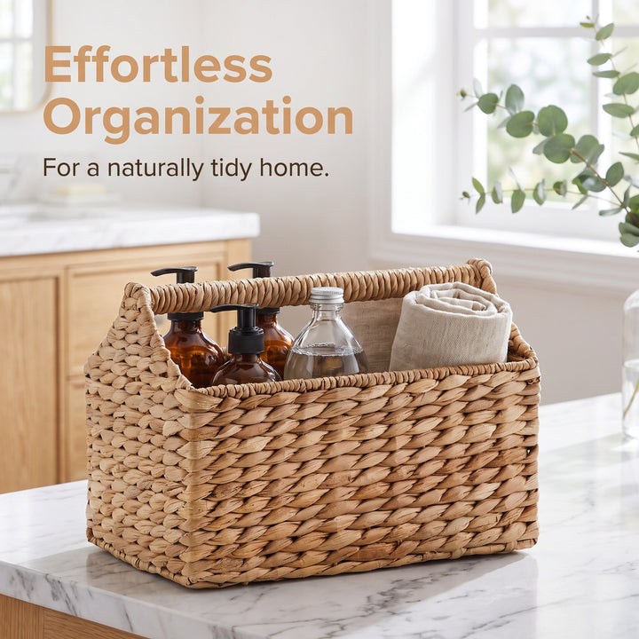 Practical storage basket with handle Stornfield