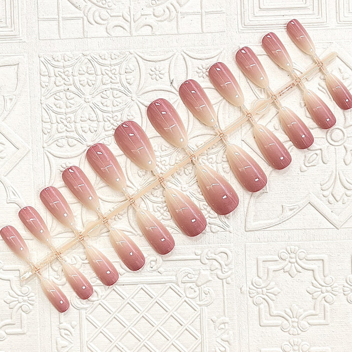 Elegant Ombre Press-On Nails Stornfield