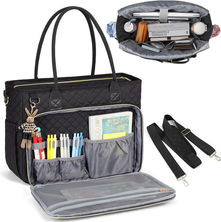Padded Multi-functional Handbag with Organizer Stornfield