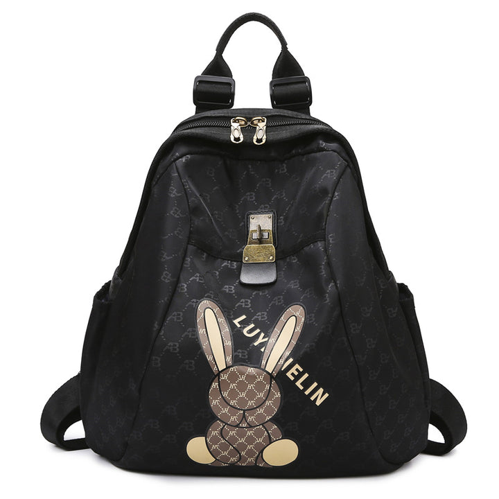 Cute Bunny Print Backpack Stornfield