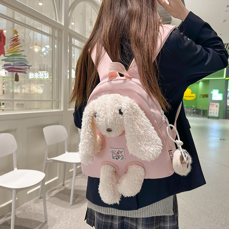 Plush Rabbit-Themed Backpack Stornfield