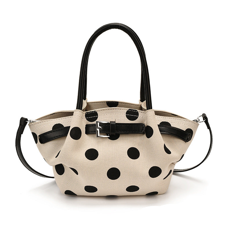 Polka Dot Structured Handbag Stornfield