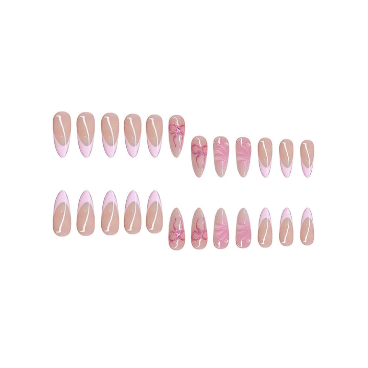 Premium Artistic Stiletto Press-On Nail Set Stornfield