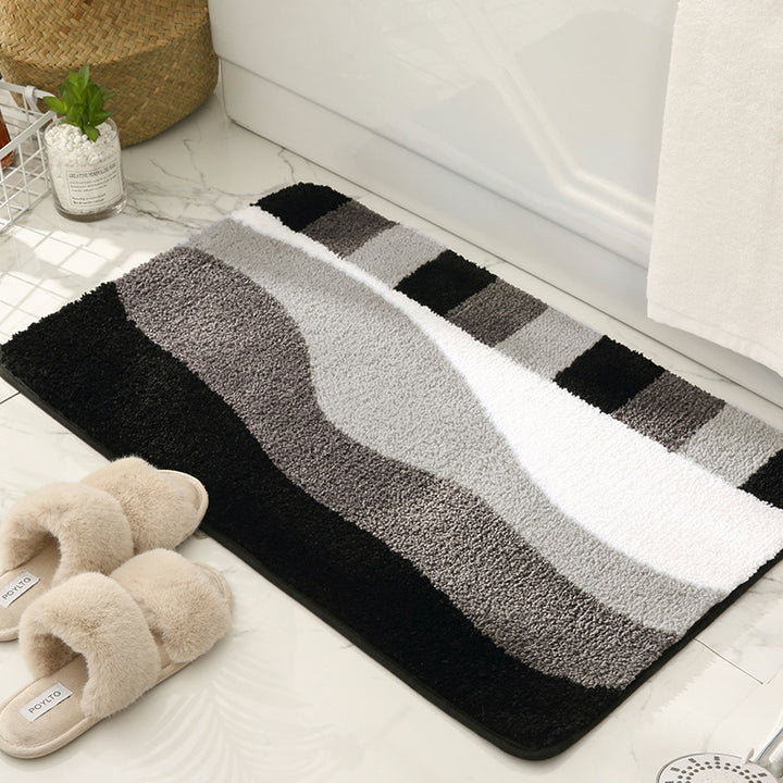 Contemporary Geometric Bath Mat Stornfield