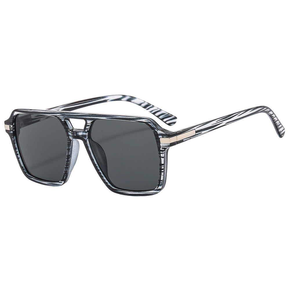 Women's fashionable square sunglasses with elegant metal finish Stornfield