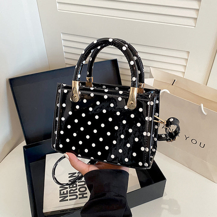 WoChic Polka Dot Handheld Satchel Bag Stornfield