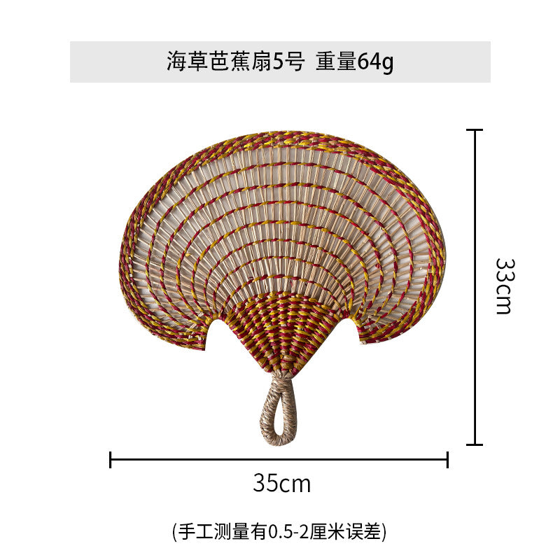 Women handmade fan made of natural materials Stornfield