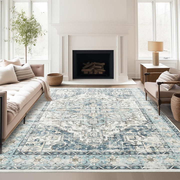 Floral Pattern Area Rug