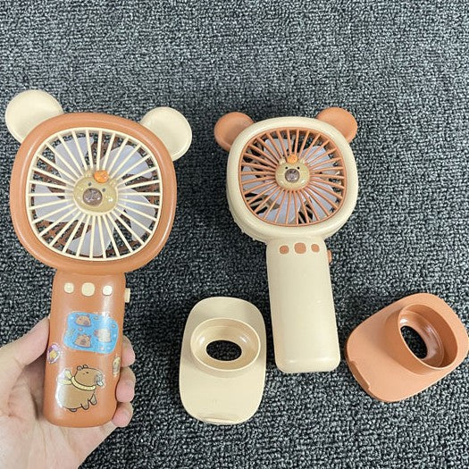 Unisex Portable Hand Fan in Cute Bear Design Stornfield